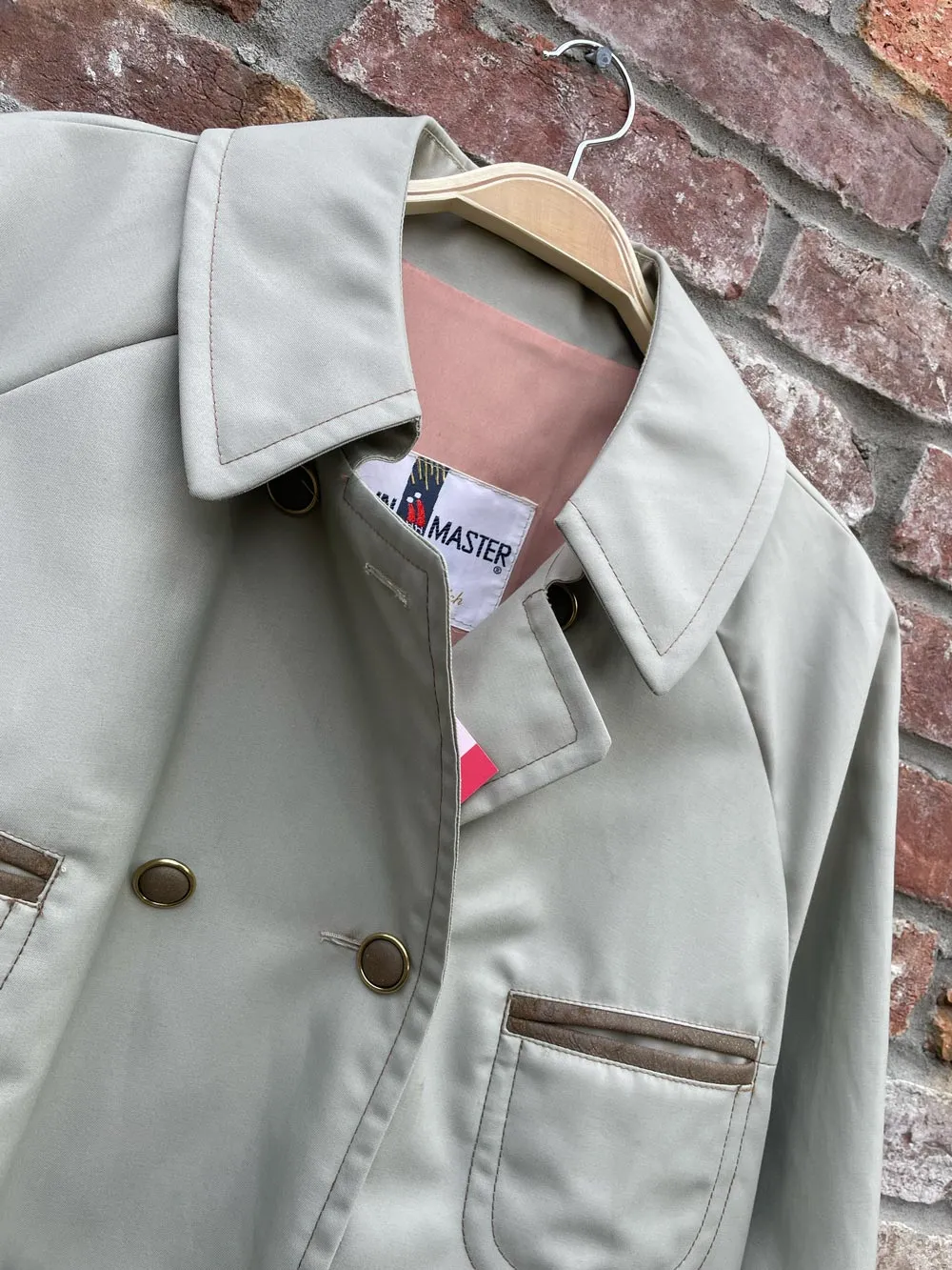 vintage lydia sperlich mod double breasted trench