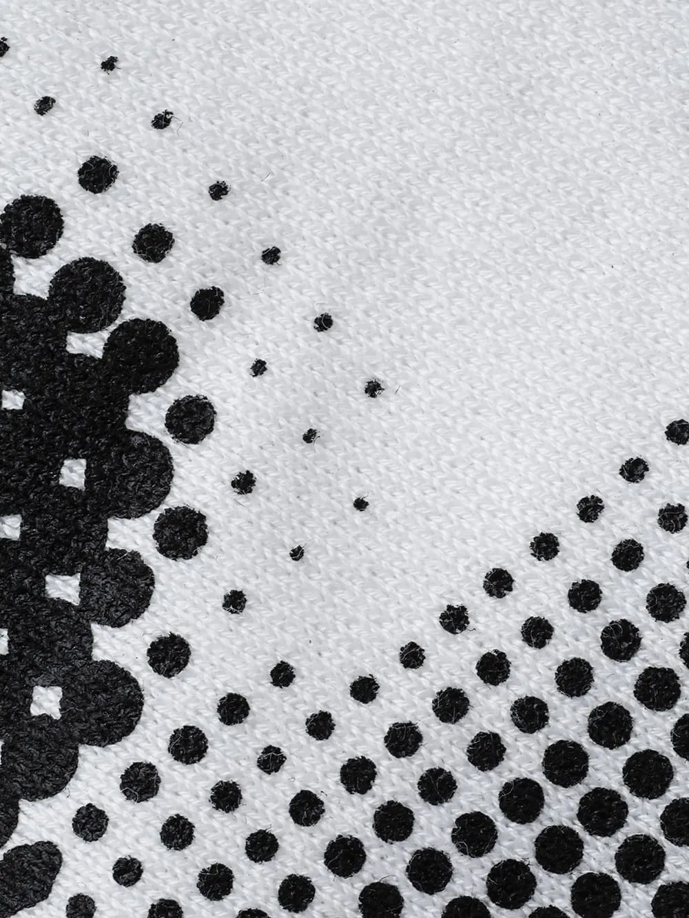 WHITE AND BLACK PRISCILLA 1969 JOGGER PANTS