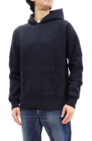 Whitesville Plain Pullover Hoodie Men's Solid Color Hooded Sweatshirt WV67729 Black