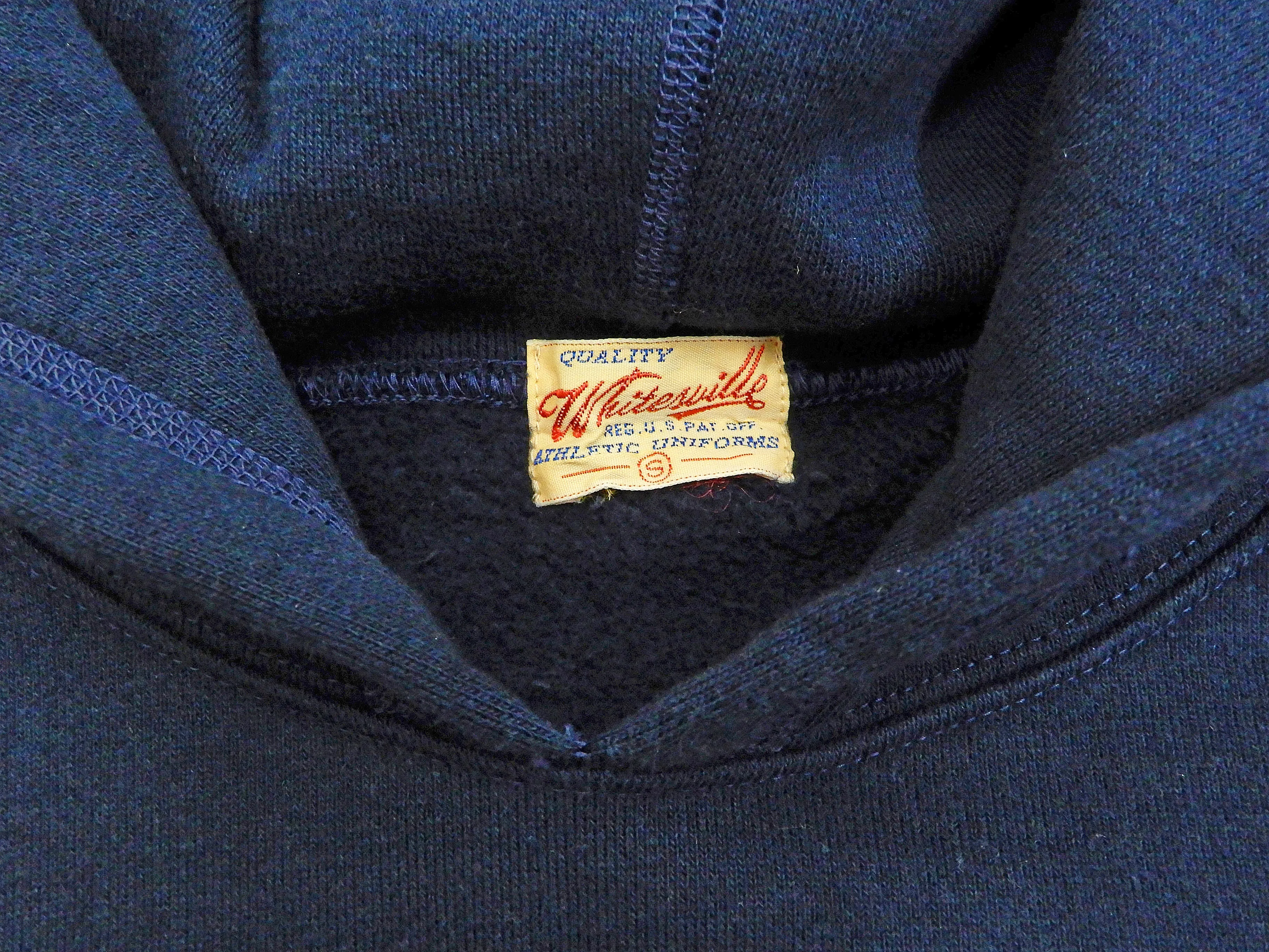 Whitesville Plain Pullover Hoodie Men's Solid Color Hooded Sweatshirt WV67729 Navy-Blue
