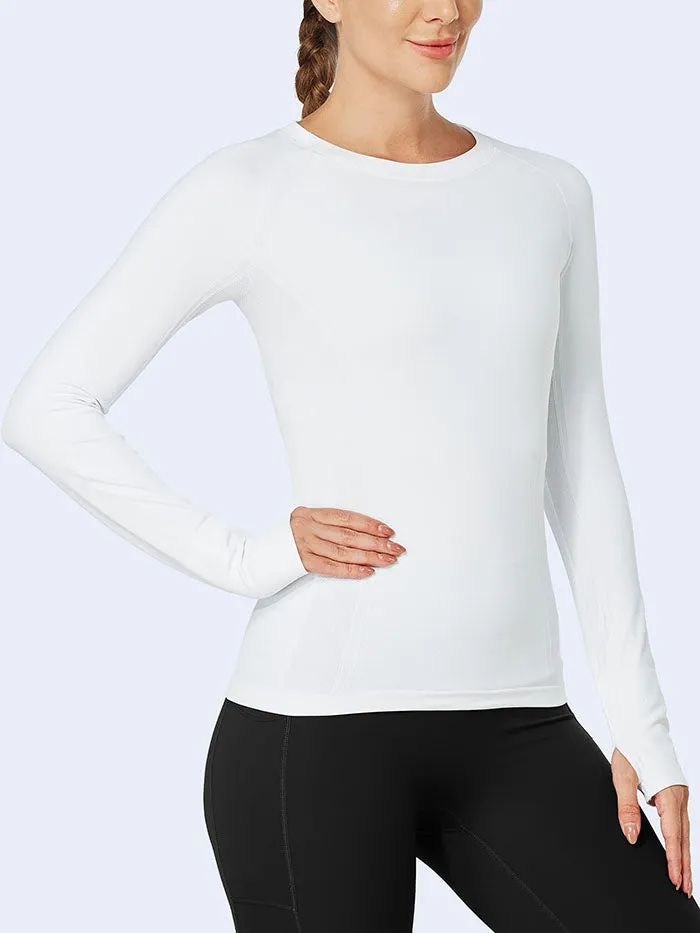 Wholesale Sportswear in bulk MATHCAT Quick Dry Gym Athletic Long Sleeve Workout Shirts