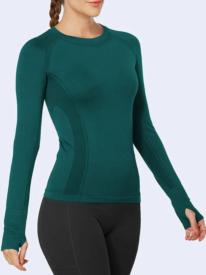 Wholesale Sportswear in bulk MATHCAT Quick Dry Gym Athletic Long Sleeve Workout Shirts