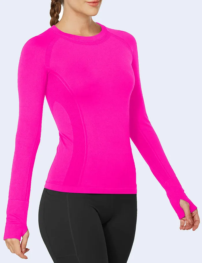 Wholesale Sportswear in bulk MATHCAT Quick Dry Gym Athletic Long Sleeve Workout Shirts