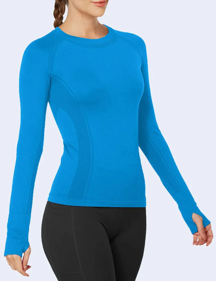 Wholesale Sportswear in bulk MATHCAT Quick Dry Gym Athletic Long Sleeve Workout Shirts