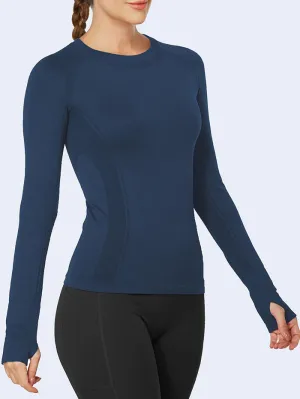 Wholesale Sportswear in bulk MATHCAT Quick Dry Gym Athletic Long Sleeve Workout Shirts