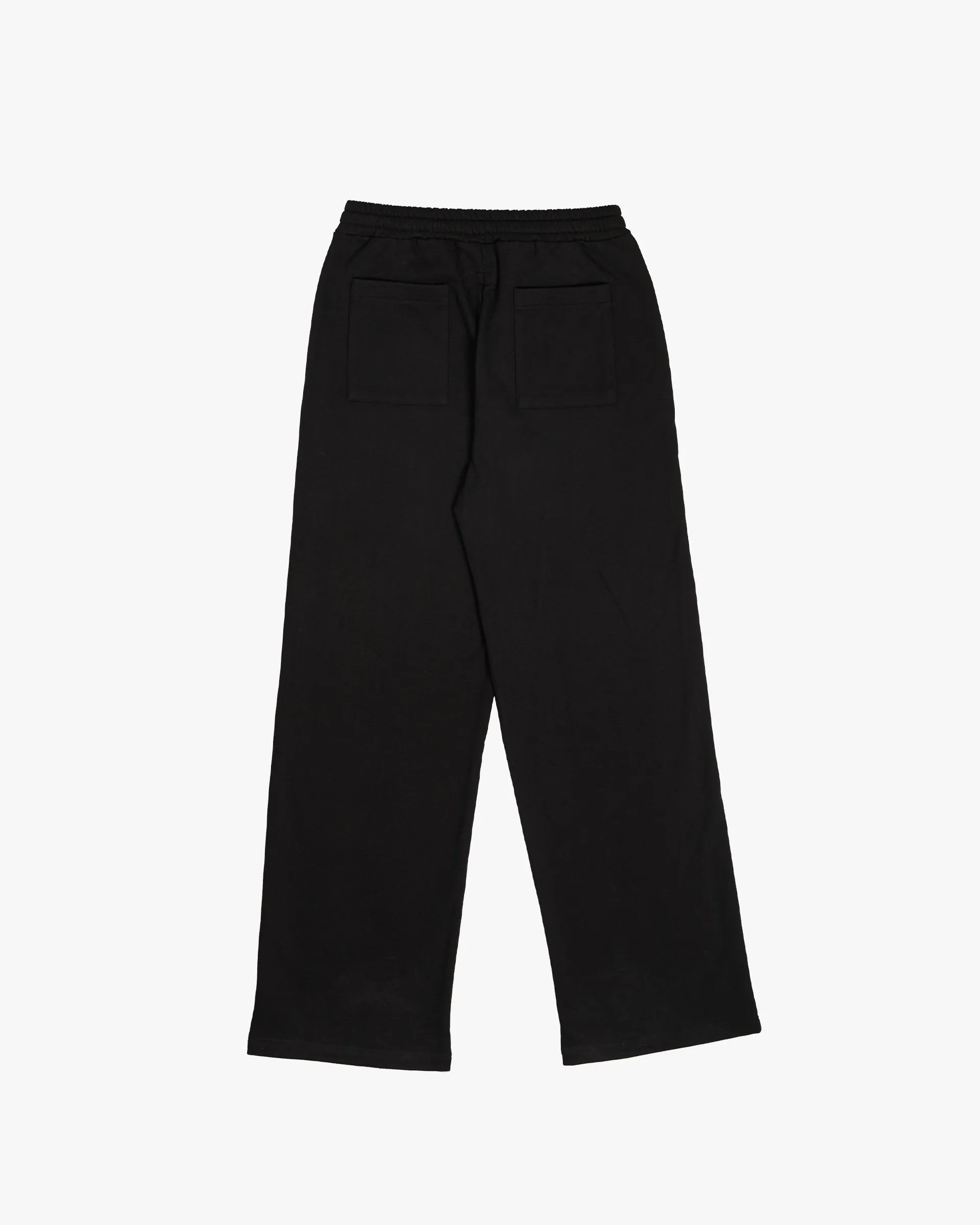 Wide Sweatpants-Black