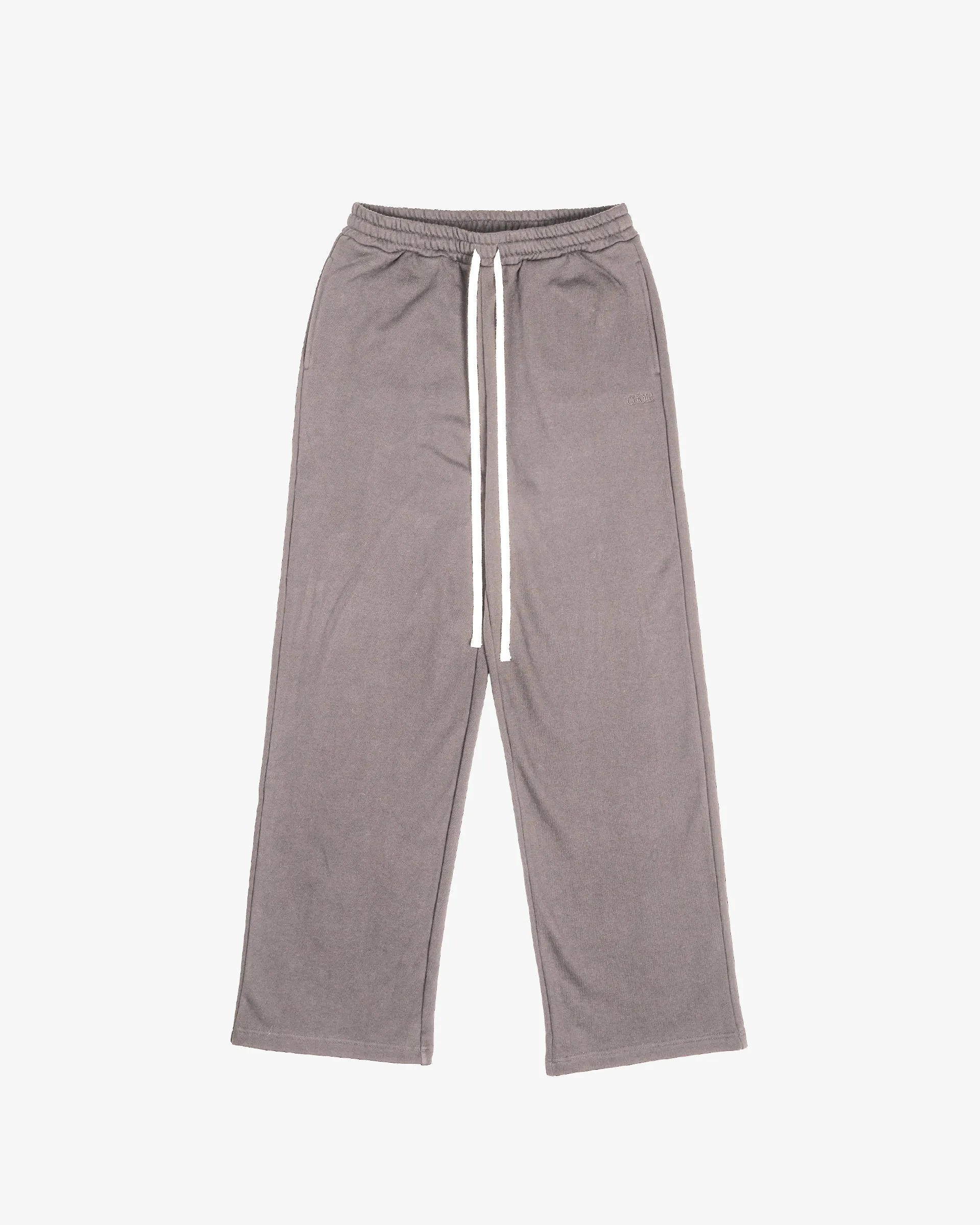 Wide Sweatpants-Brown
