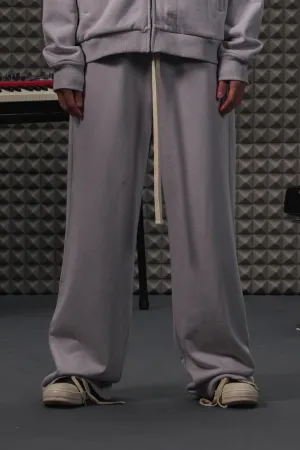 Wide Sweatpants-Grey