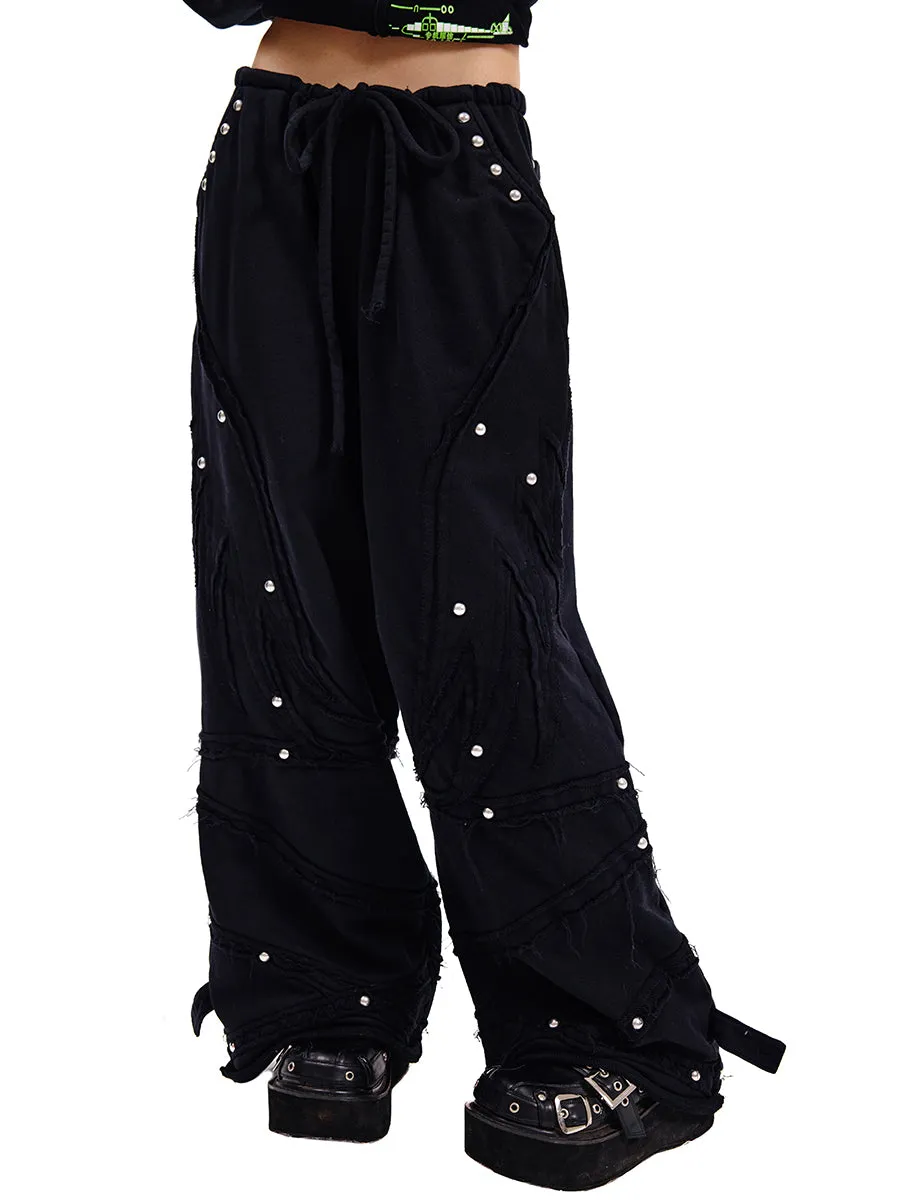 WINGS PATCHWORK SWEATPANTS