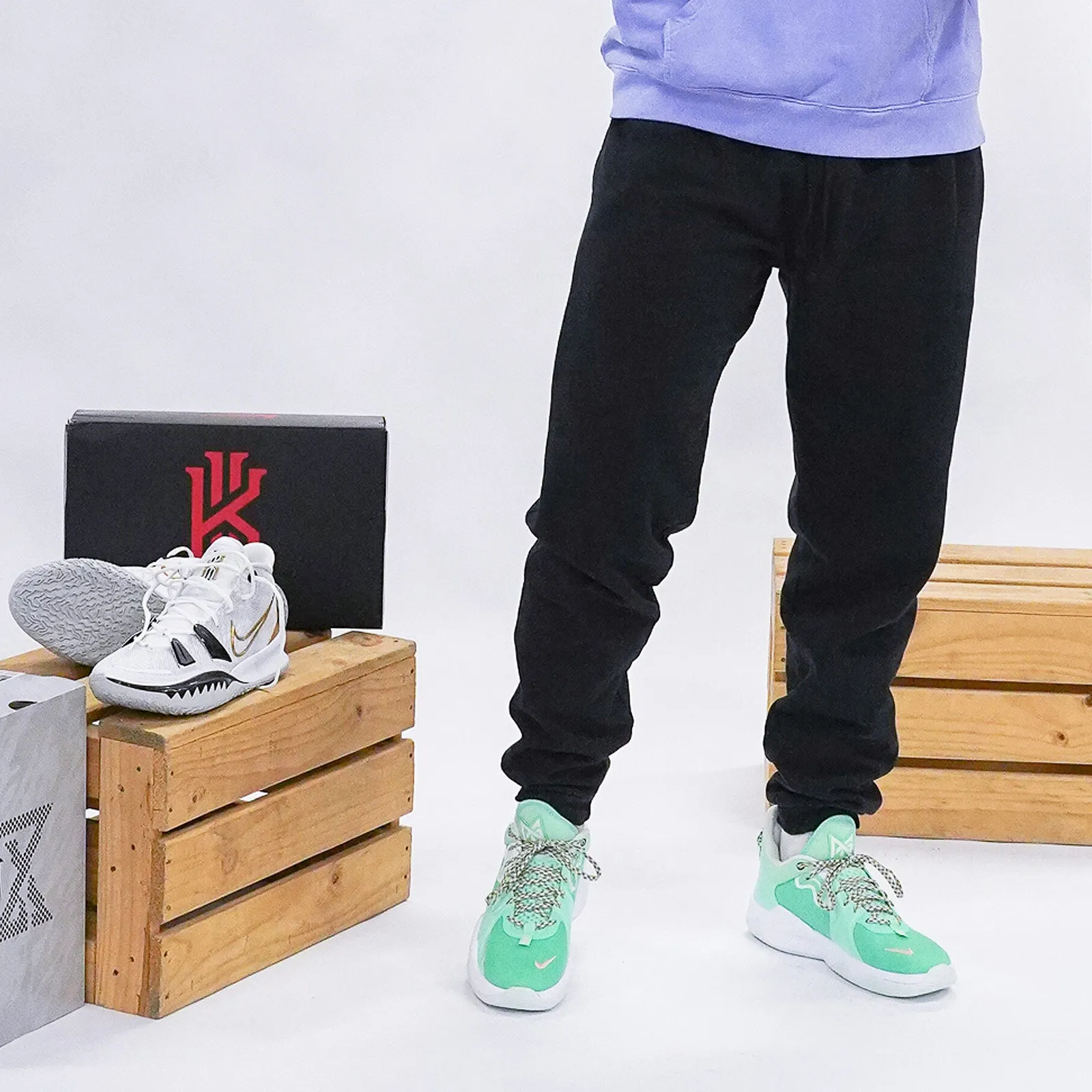 Winter Script Wash Sweatpant - Teal