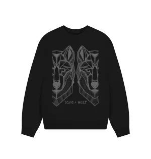 Wolves Oversized Sweatshirt (Grey Lettering)