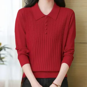 Women's Elitsa Simple Knitted Sweater