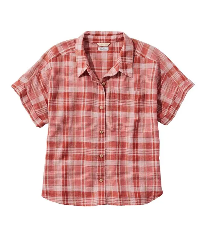 Women's L.L.Bean Day Breeze Short Sleeve Button Front Shirt