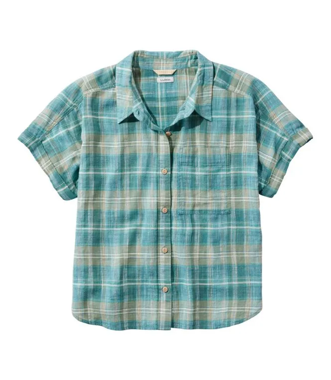 Women's L.L.Bean Day Breeze Short Sleeve Button Front Shirt