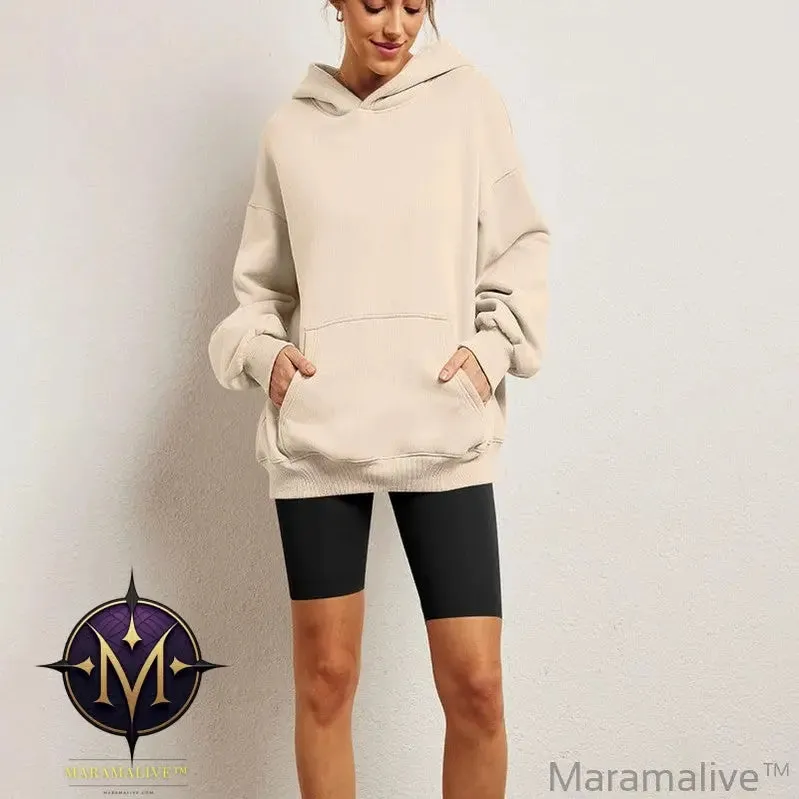 Women's Oversized Hoodies Fleece Loose fit Sweatshirt