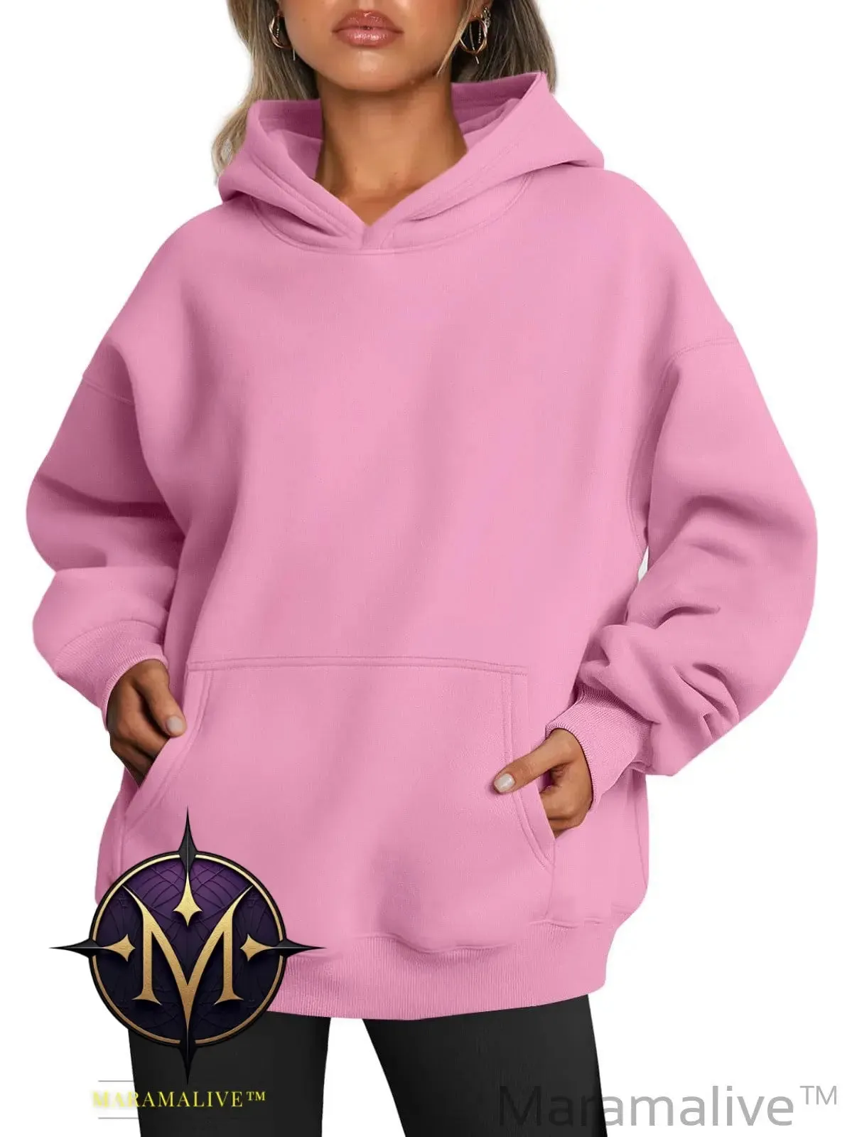 Women's Oversized Hoodies Fleece Loose fit Sweatshirt