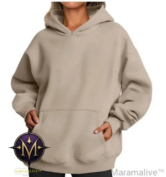 Women's Oversized Hoodies Fleece Loose fit Sweatshirt