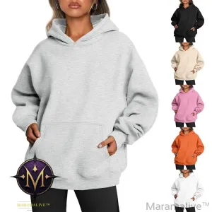 Women's Oversized Hoodies Fleece Loose fit Sweatshirt