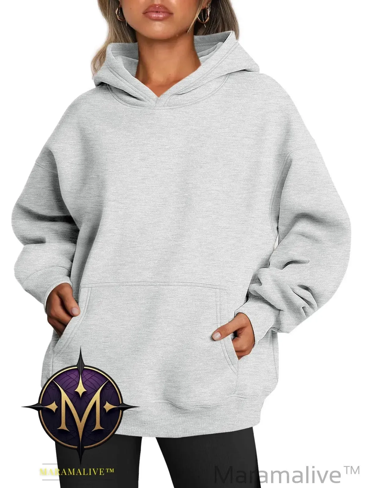 Women's Oversized Hoodies Fleece Loose fit Sweatshirt
