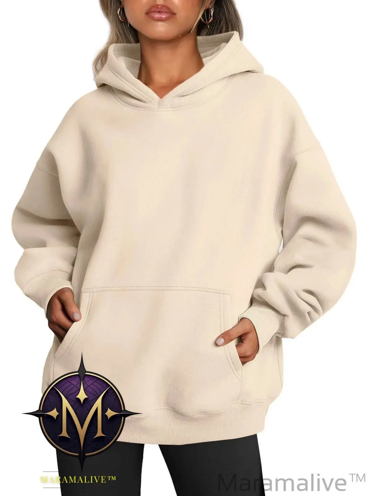 Women's Oversized Hoodies Fleece Loose fit Sweatshirt