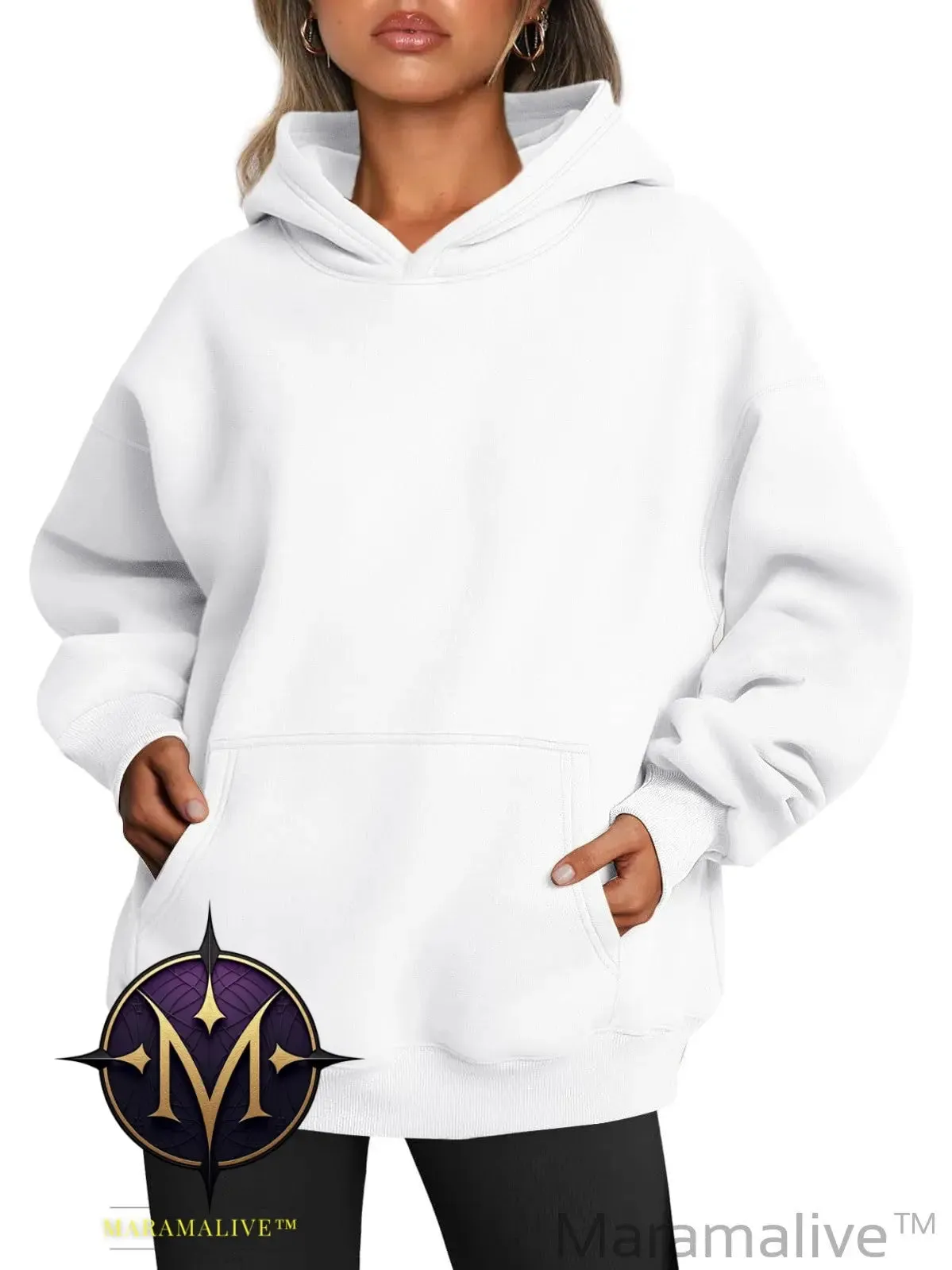 Women's Oversized Hoodies Fleece Loose fit Sweatshirt