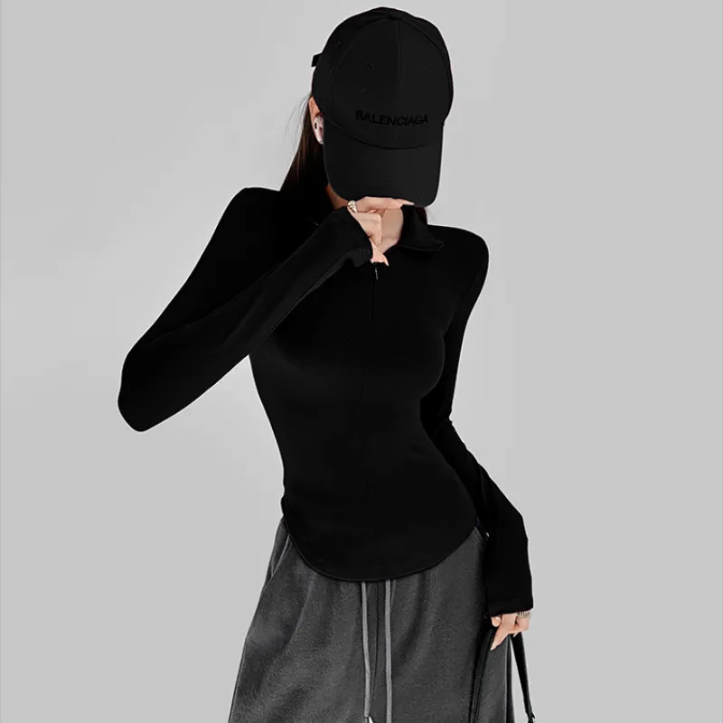 Women's Slim lapels Long Sleeve Shirt