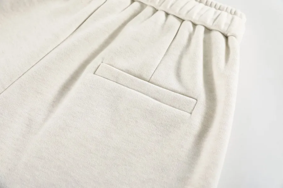 Women's Straight Leg Solid Color Sweatpants with Comfortable Fit