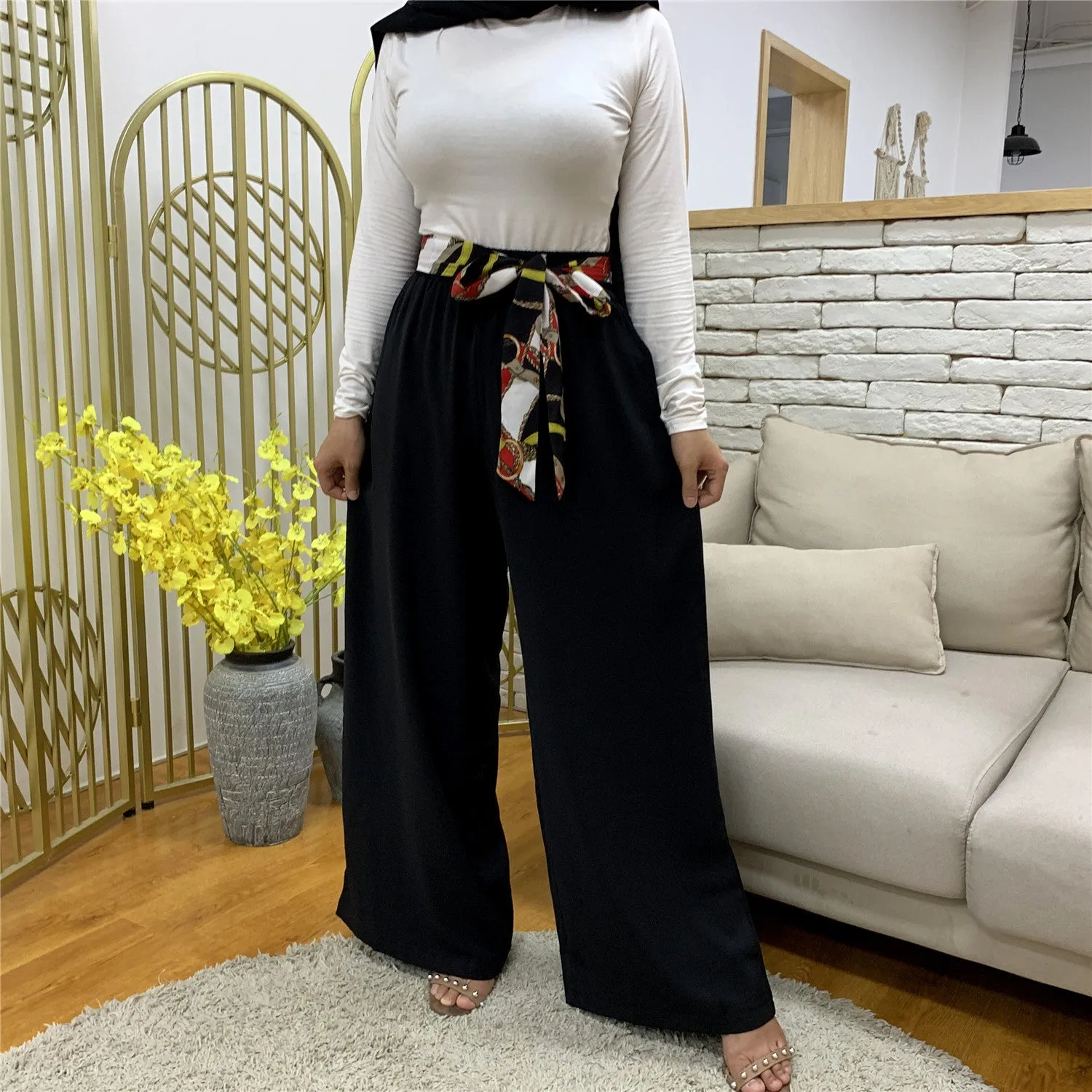 Women's Wide Leg Waist Pants