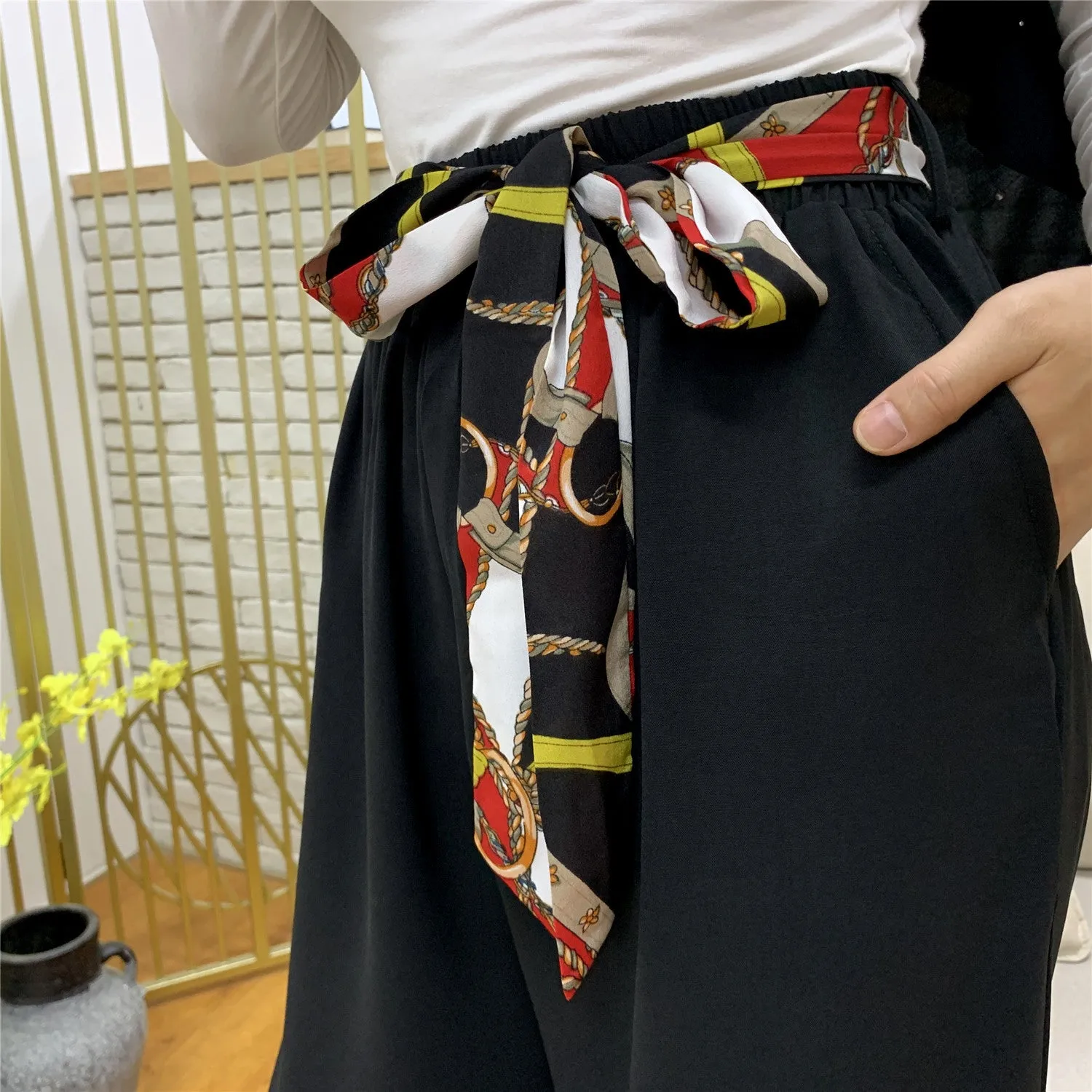 Women's Wide Leg Waist Pants