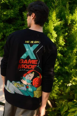 X Game Mode Oversized Sweatshirt