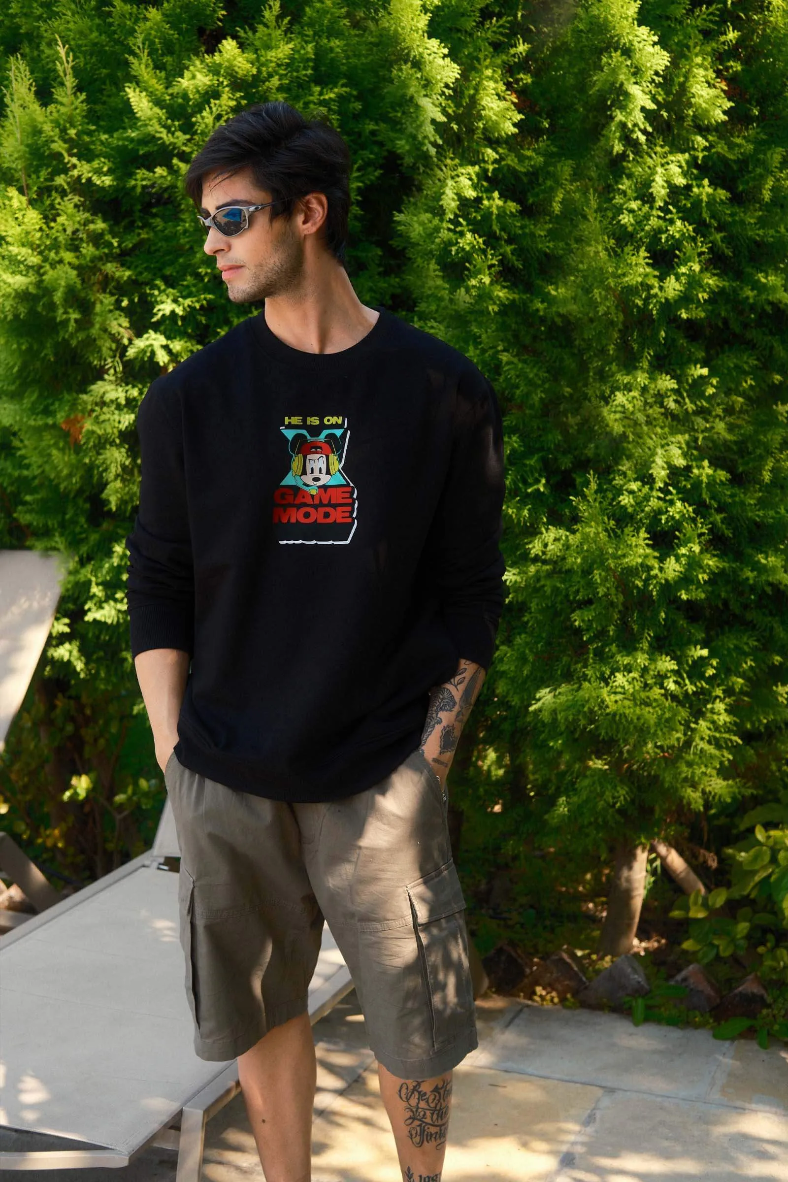 X Game Mode Oversized Sweatshirt