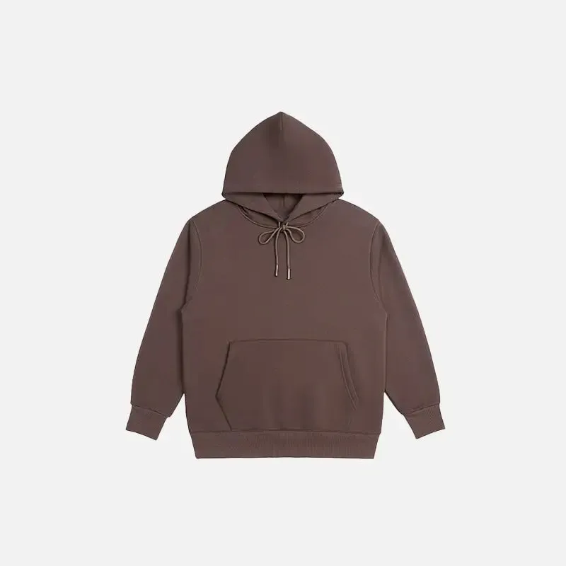 Y2K Blank Oversized Hoodies for Trendy Streetwear Style