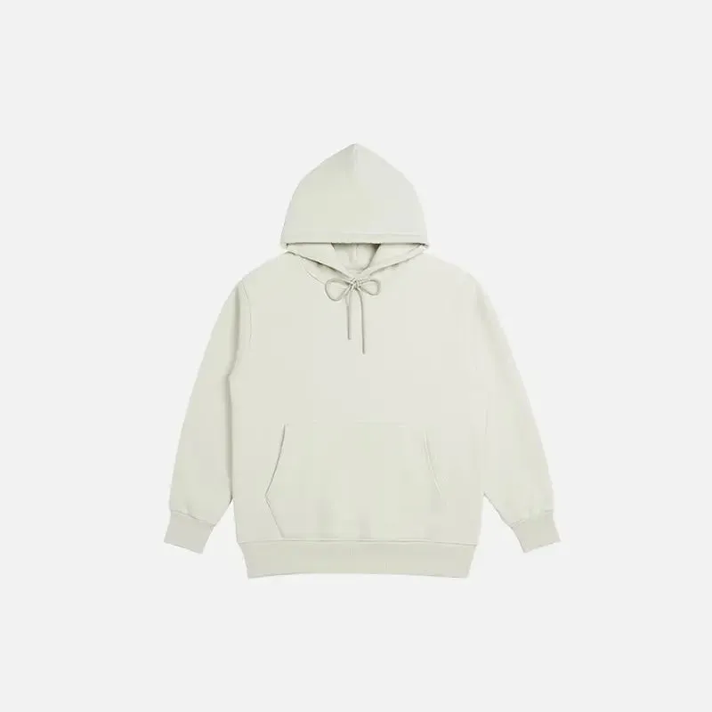 Y2K Blank Oversized Hoodies for Trendy Streetwear Style