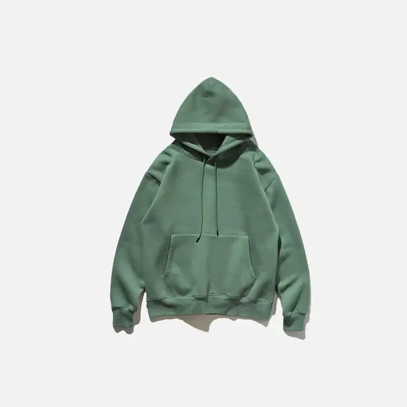 Y2K Blank Oversized Hoodies for Trendy Streetwear Style