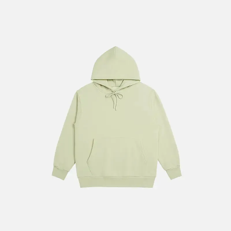 Y2K Blank Oversized Hoodies for Trendy Streetwear Style