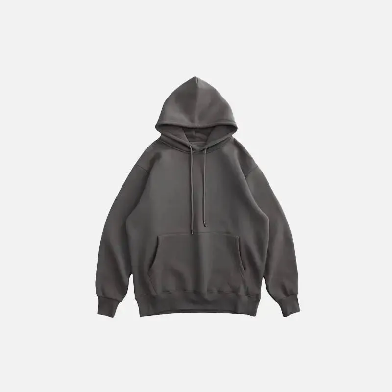 Y2K Blank Oversized Hoodies for Trendy Streetwear Style