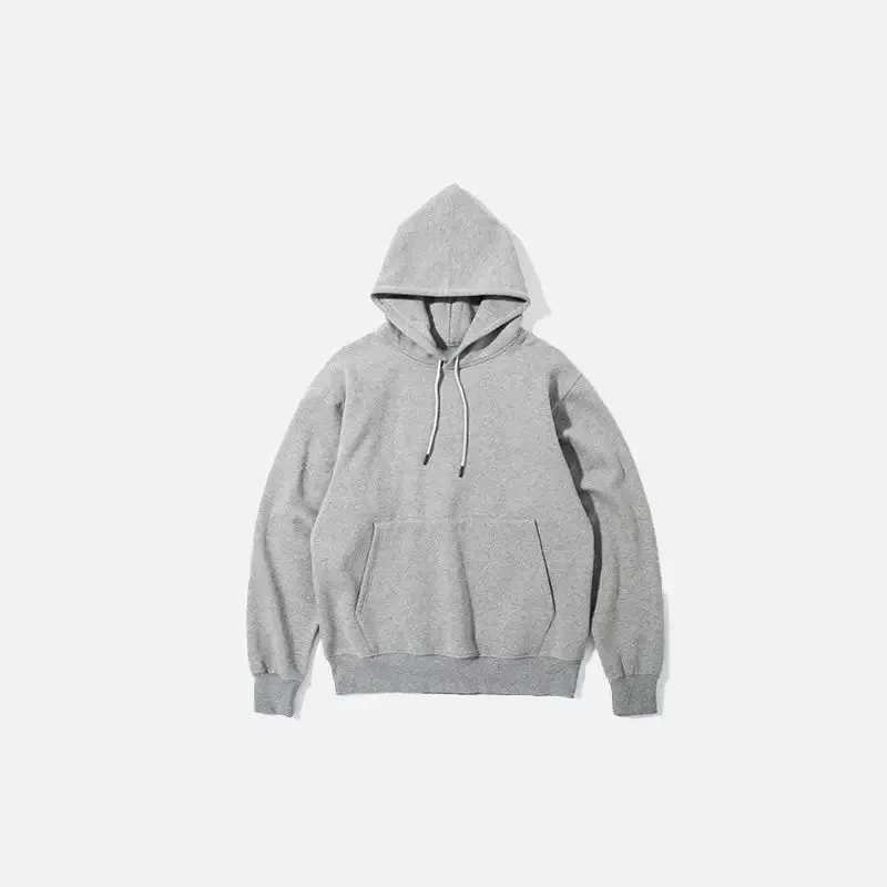 Y2K Blank Oversized Hoodies for Trendy Streetwear Style
