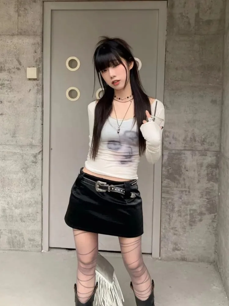Y2K Scoop Neck Top