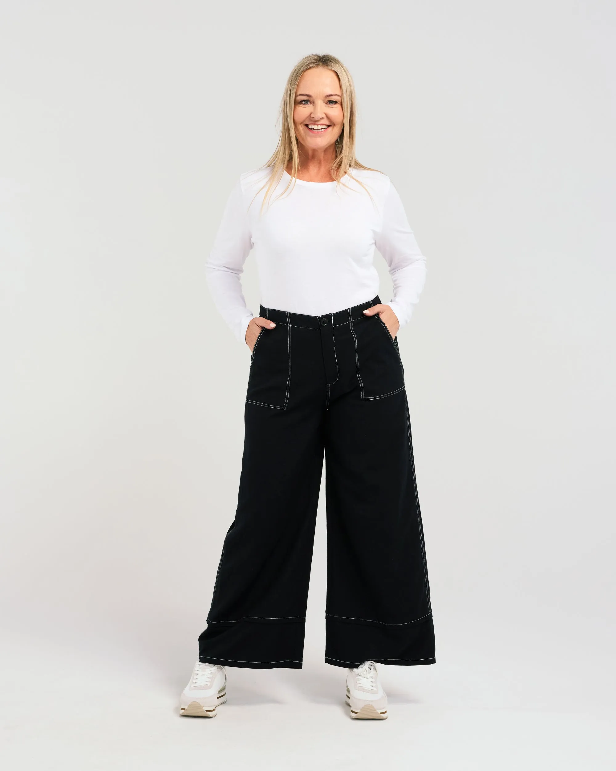 Zafina Ronan Pant | Black