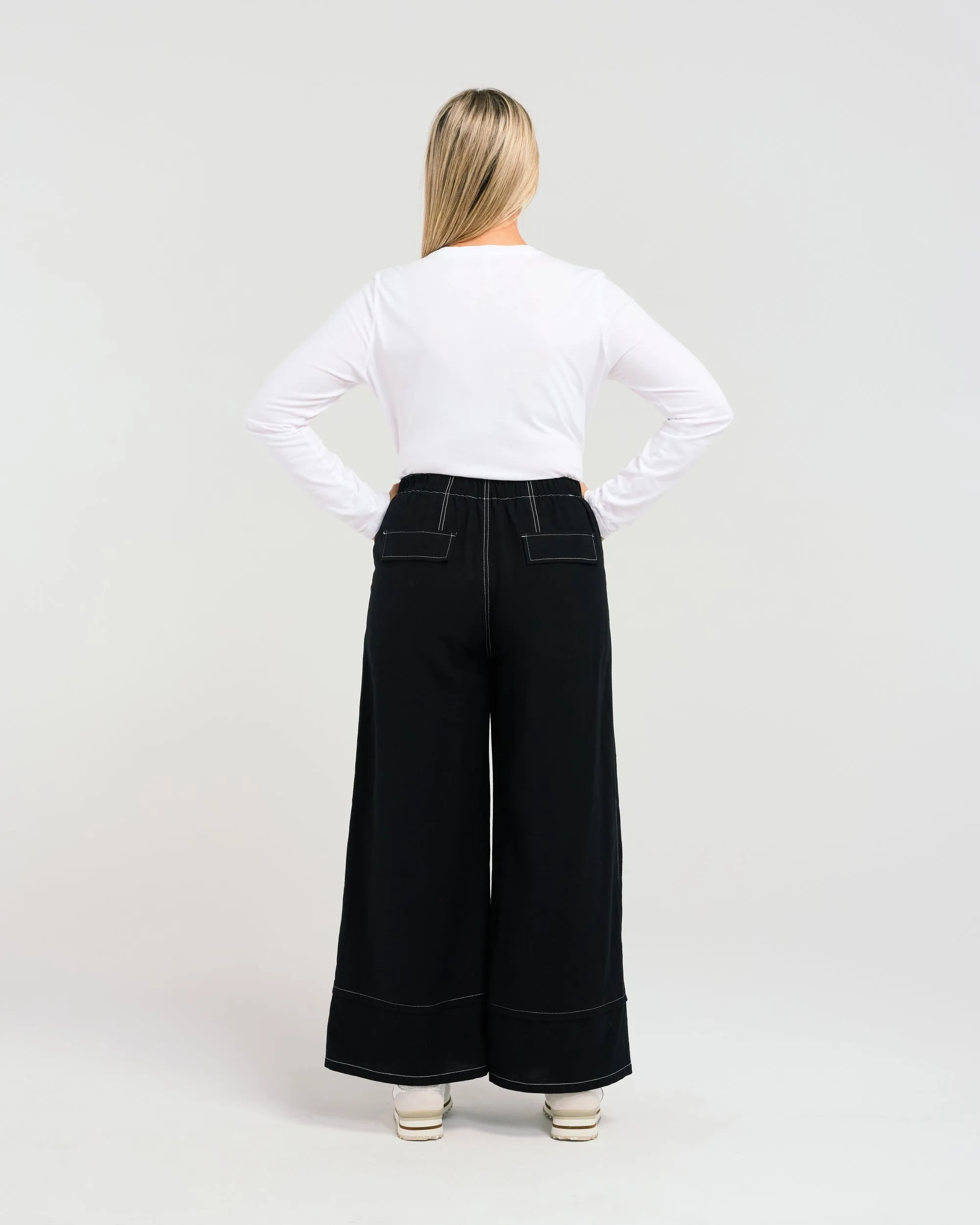 Zafina Ronan Pant | Black