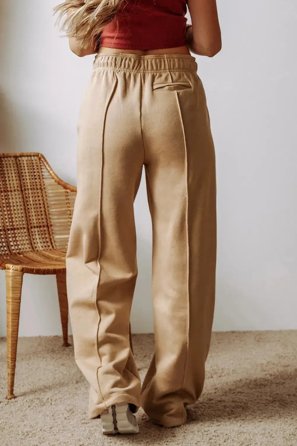 'Zoe' Drawstring Wide Leg Pants